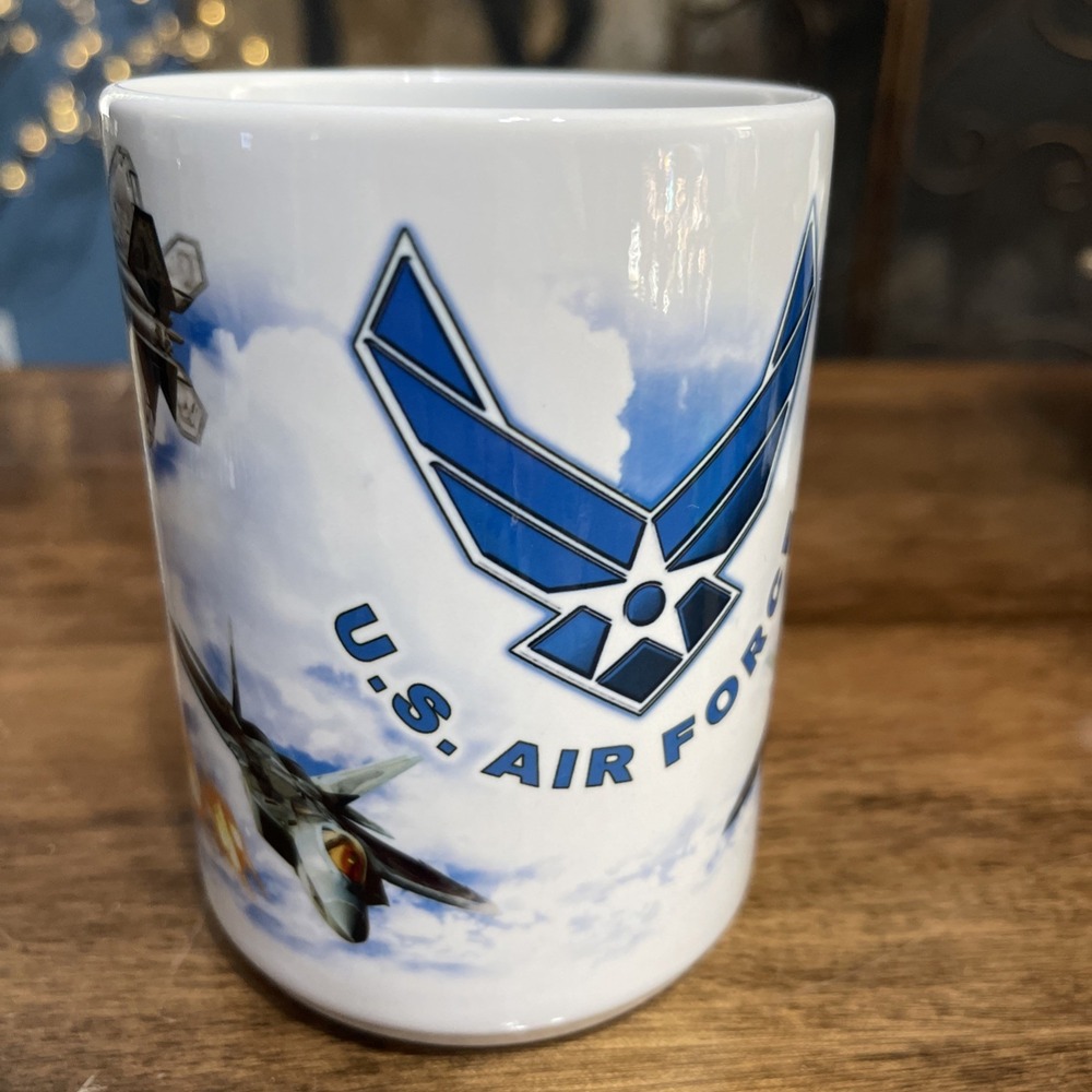 Vintage United States Air Force Coffee Mug cuppa heavy ceramic made is USA